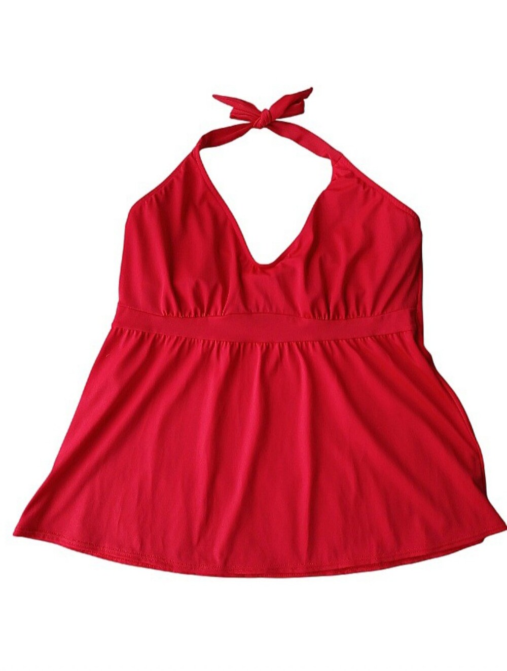 VENUS Red Halter Swim Tankini Top, Size 16